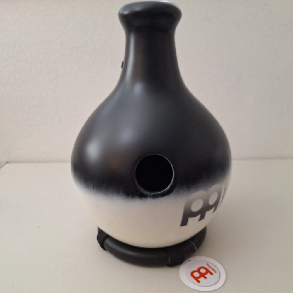 MEINL Fiberglass Liquid Ibo Drum Black/White